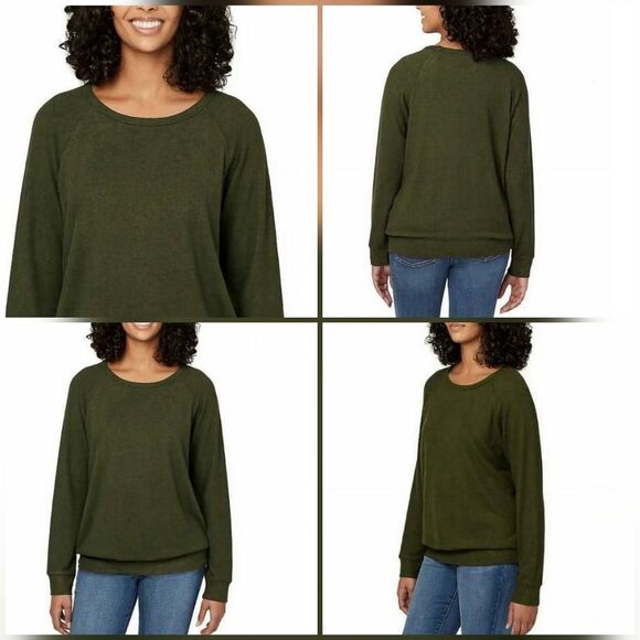 💇‍♀️Buffalo Olive Green Lightweight Long Sleeve Sweater Large - Picture 2 of 14